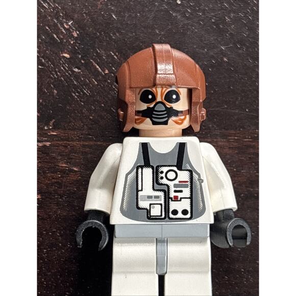 Lego Ten Numb Minifigure #sw0153 Star Wars Set #6208 B-wing Fighter - Picture 2 of 10